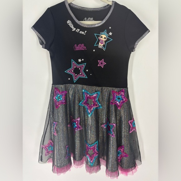 L.O.L. Surprise! Starry 4/5 dress - Black and Pink - Picture 2 of 4